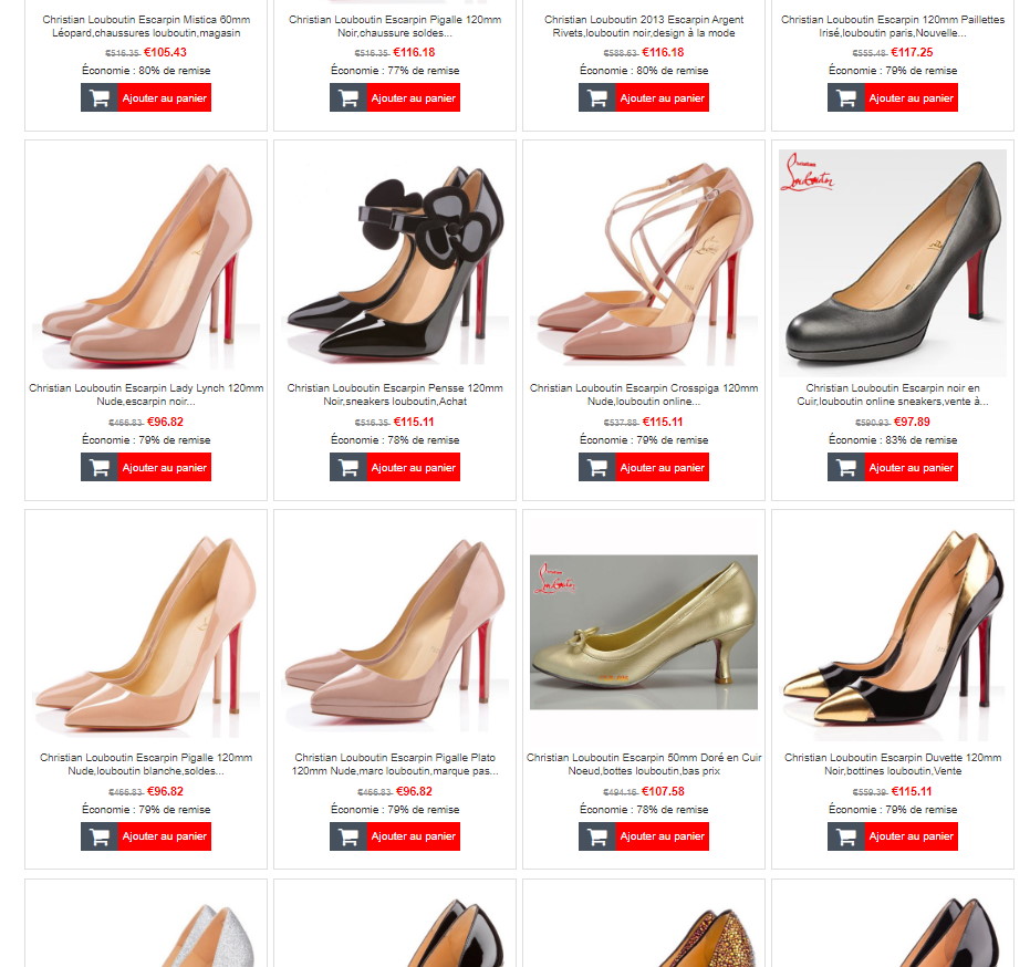 chaussures louboutin discount