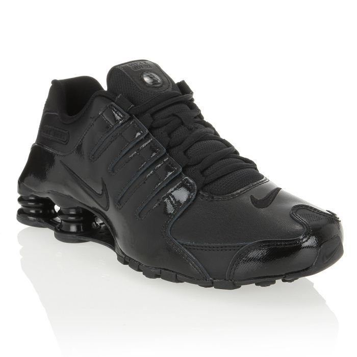 basket homme noir et argent
